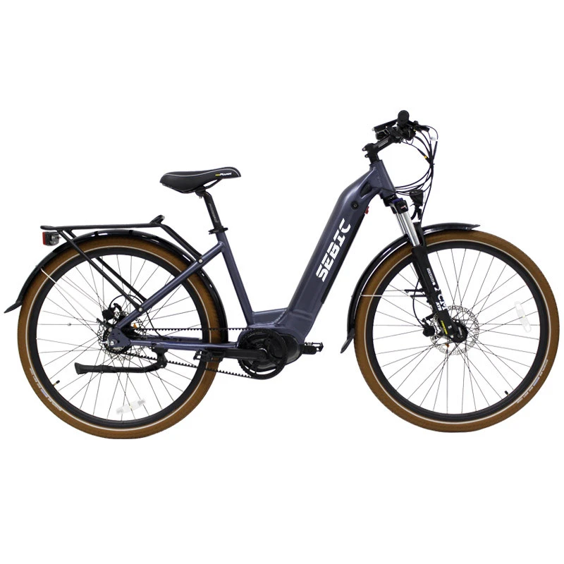 Top quality 28 inch woman electric bicycle hidden battery hydraulic brakes mid drive ladys city bicycle electric bike
