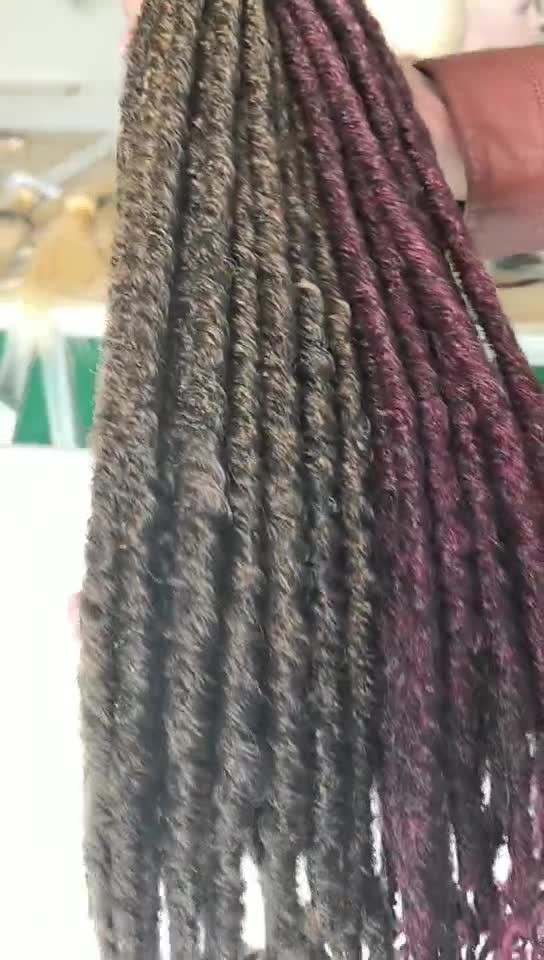 Top Quiliity natural Goddess Faux Locs synthetic hair crochet braids