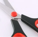 top selling high quality office & School Supplies rubber soft tpr handle paper cutting office scissors