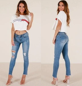 Top selling products 2018 hot short jeans sale girls sexy tight pant