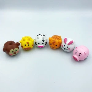 Toy animal monkey giraffe cow tiger rabbit pig toy for promotion