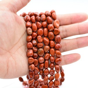 Trade Ansurance 6*8mm; 8*10mm High Quality Natural Red Jasper Loose Beads