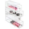 Transparent custom pmma perspex glasses storage boxes drawers clear acrylic glasses storage boxes drawers