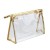 Import Travel Gold Clear PVC Ziplock Pouch Bag Cosmetic Bags from China