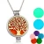 Import Tree Of Life Aromatherapy essential oil Diffuser Locket perfume Pendant Necklace from China