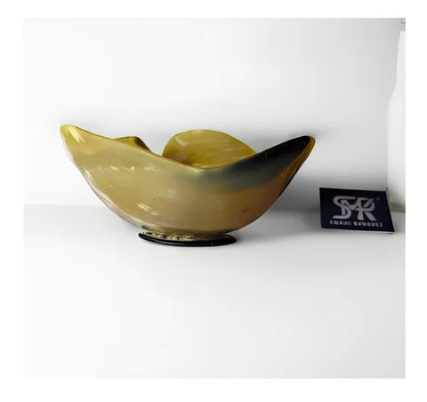 Trending Bowl for Dinnerware Available at Affordable Price Unique Design Handmade Buffalo Horn Bowls Serving Horn Bowl