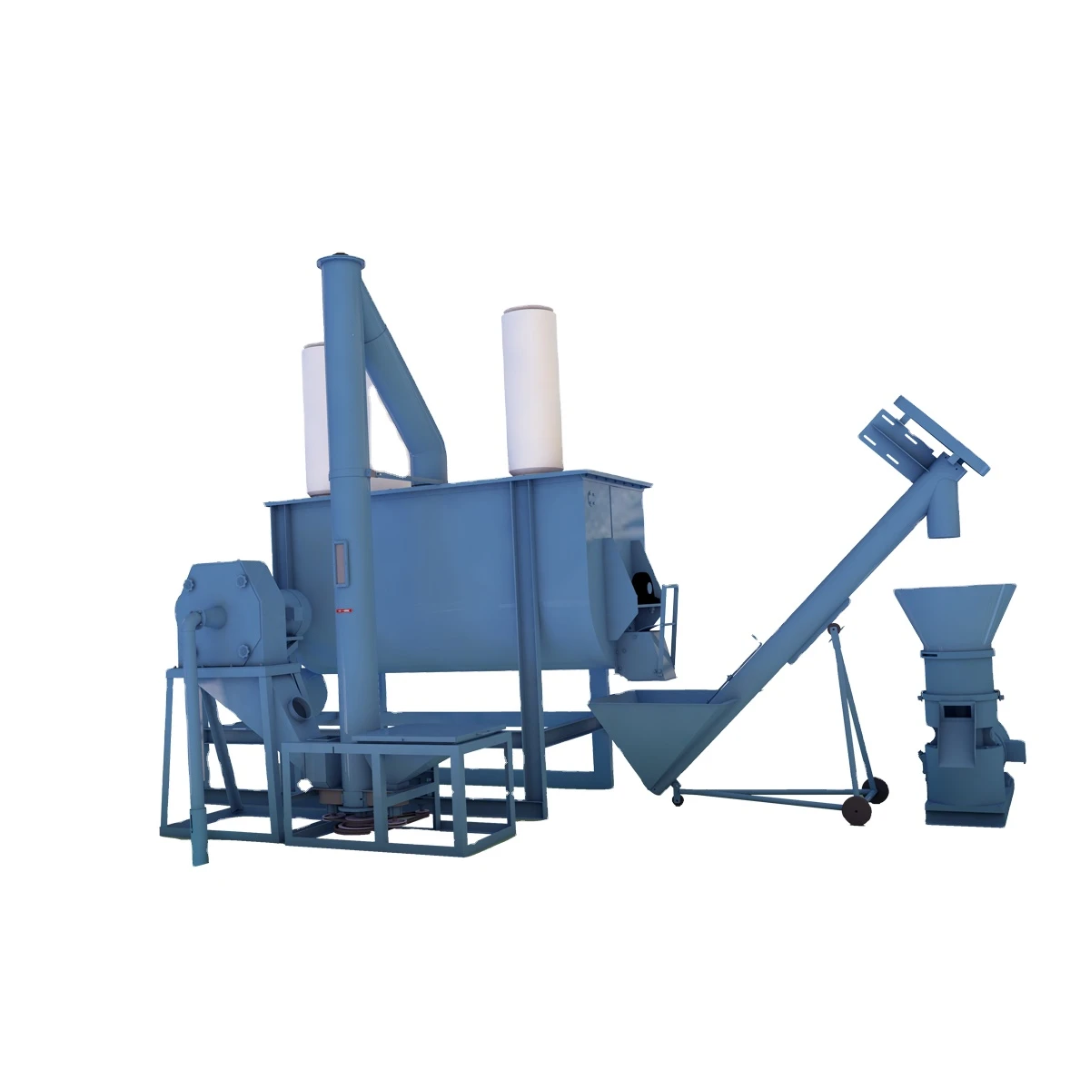Turnkey feed line project 2 ton pellet feed producing line