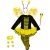 Import TV & Movie Costumes Girls Dress Kids Ladybug Bumble Bee Fancy Dress Up Outfit Carnival Halloween Party from China