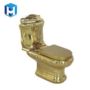 Two Piece Ceramic Toilet Bowl With Basin