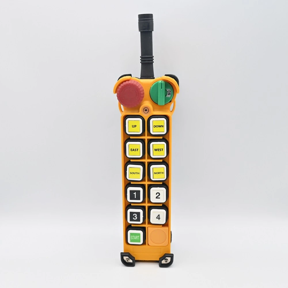 Unique ID identification code remote controlled switch with 10 buttons for crane