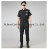 Unisex Black Security Jacket Guard Uniform Outdoor Clothing Short Sleeve