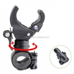 Universal 360 degree Rotating Bike Bicycle Handlebar Mount LED Flashlight Torch Mount Clamp Clip Holder Grip Bracket