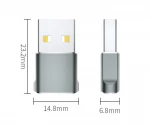 USB C Female to USB Male Adapter USB to Type C A Converter Compatible with Laptops, Power Banks, Chargers, for iPad