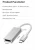 Import USB C to DisplayPort 4K 60Hz Adapter, USB Type C to DisplayPort/Dp Male to Female Converter for MacBook Pro and more from China