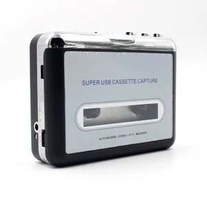 USB Cassette Capture Recorder Radio Player, Tape to PC Super Portable USB Cassette to MP3 Converter