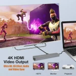 Usb type c hub 8 in 1 usb hub multi function adapter for MacBook Pro and Type C Windows Laptops