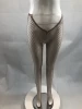 V cut glitter fishnet nylon and spandex women sexy tights stockings for skin colors