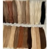 vendor wholesale top tape hair extensions,100% raw remy human hair wavy silky straight tape hair extensions