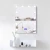 Import Vertical Wall Mounted LED Hollywood Vanity Bedroom Smart Mirror with Clock and Bluetooth Speaker from China
