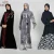 Import Vetements Islamiques De Luxe Ramadan Modest Kaftan Abaya Cardigan Muslim Hijab Dress Turkey Dresses Islamic Clothing from China