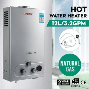 VEVOR New 12LHot Water Heater for Natural Gas including Tankless Instant Boiler 3.2GPM CE