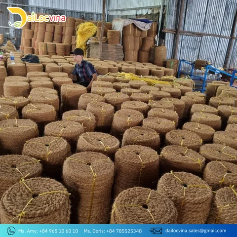 Buy Vietnam Natural Coconut Coir Ropes For Twisting Coco Fiber ...