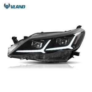 VLAND Factory Wholesales Head lamp 2009-2013 Full LED Lens Sequential Turning Mark X Headlights For Toyota Reiz