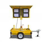 VMS traffic trailer solar led traffic signs