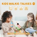 Walkies Talkies for Kids, 3 4 5 Year Old Girl Gifts, Toddler Toys lone Range 2 Way Radio Toys for Yard Garden Outside Camping