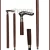 Import Walking Stick Wooden &amp; Antique-Handicrafts Handle Brass Solid Walking Cane from India