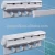 Import wall mounted 4-line 15m retractable clothes washing line with hooks from China