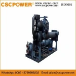 water cooled industrial chiller with cooling tower