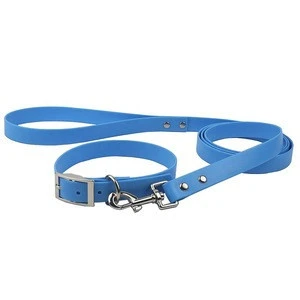 waterproof comfortable coated webbing dog collar leash