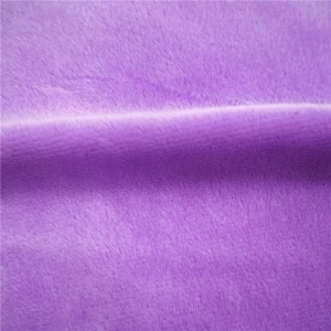 waterproof plush polyester spandex soft toy fabric