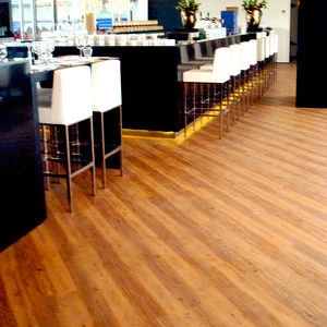 Waterproof PVC Wood Floor For Office Building And Apartment