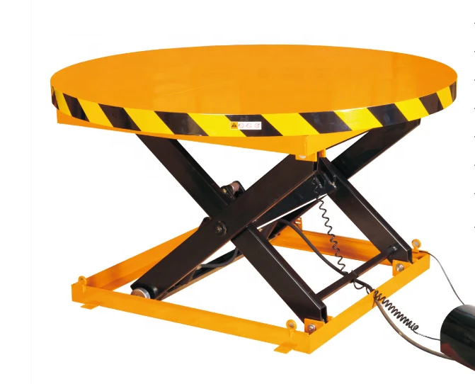 WELIFTRICH electric work platform 1.5ton 1500kg electric rotating and lifting table