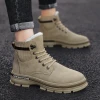 Well Designed Fashion Trend boots men shoes Hard-Wearing warm boots over ankle men boots