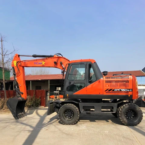 Buy Wheel Wood Grabber Excavator 6ton 15ton Wheel Digger Ce Approved ...