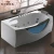 Import Whirlpool Bathtub Wall Corner Glass Acrylic Massage 1.21 volume bathroom shower tub from China