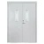 Import White color Fire Proof Door Exit Fire rated door 2 hours from China