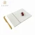 Import White marble placemat cheese board chopping board with inlaid copper strip from China