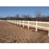 White Plastic Post and Rail Fencing for Equestrian fencing