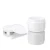 Import White PP 50ml 100ml 250ml hair pomade plastic cosmetic empty PP cream jar with lid from China