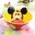 Import Wholesale 2021 eco-friendly tableware food grade anti-drop classic cartoon like Mickey Minnie rice baby plastic melamine plates from China