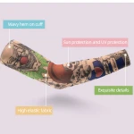 Wholesale 2021 new Outdoor Sun Protection Printed Breathabll breathable arm sleeve