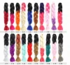 wholesale 82 inch 165g 100g yaki synthetic ombre colorful extension ultra expression crochet jumbo braid hair
