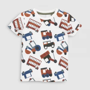Wholesale Baby Boys Cartoon Printed T Shirt Cotton Kids Tops Shirts
