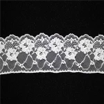 Wholesale cheap white lace trim for wedding dress