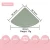 Import Wholesale Custom Printing Infant Children Kids Cotton Triangle  Bandana Silicone Teething Corner Pacifier Teether Baby Bib from China
