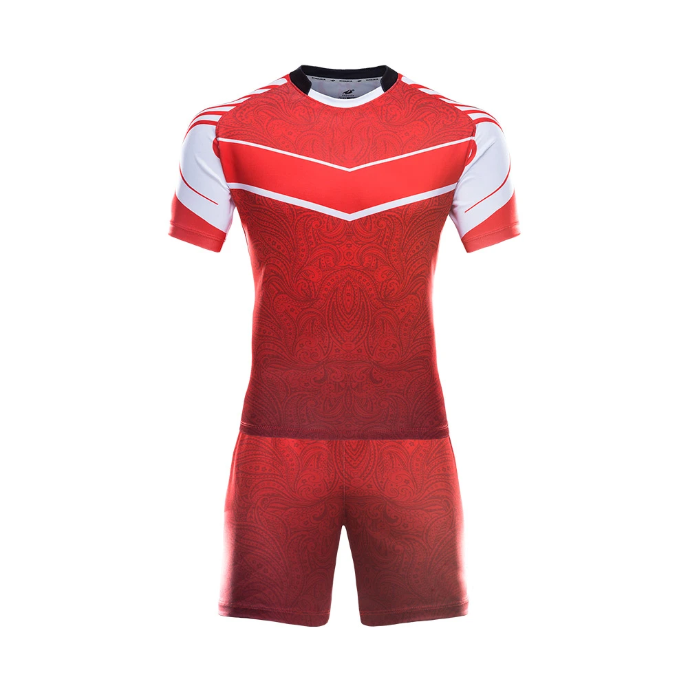 Wholesale customized rugby jersey hot sale sublimated rugby football uniform 2021